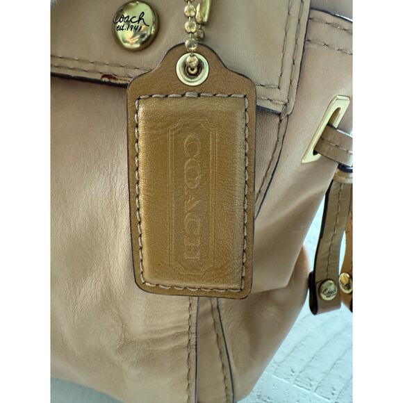 Coach Peyton Leather Satchel - Picture 10 of 12